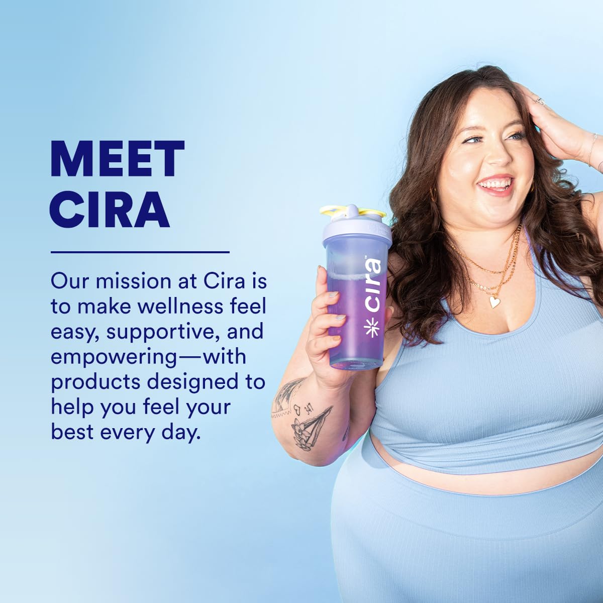 Cira Hydration Electrolytes Powder - Cira x Alicia McCarvell’s Daily Electrolyte Powder, Sugar Free, Himalayan Salt, Magnesium, Potassium for Dehydration Relief & Recovery - Very Grapeful, 45 Servings 🍁 All In One Marketplace Canada