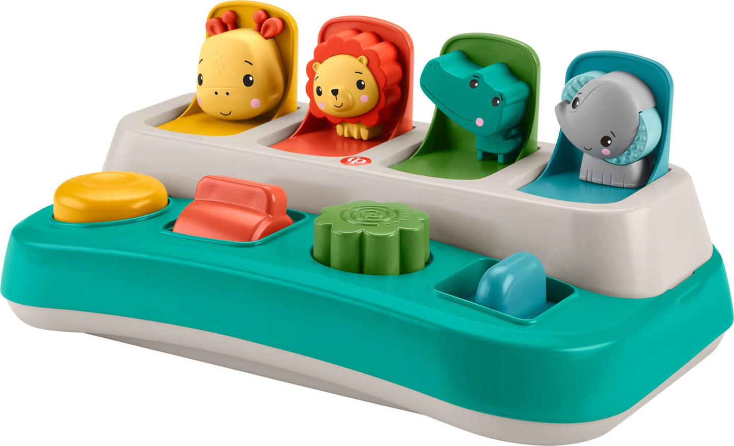 Fisher-Price Baby Early Learning Toy with Fine Motor Activities for Cause-and-Effect Play, Busy Buddies Pop-Up 🍁 All In One Marketplace Canada