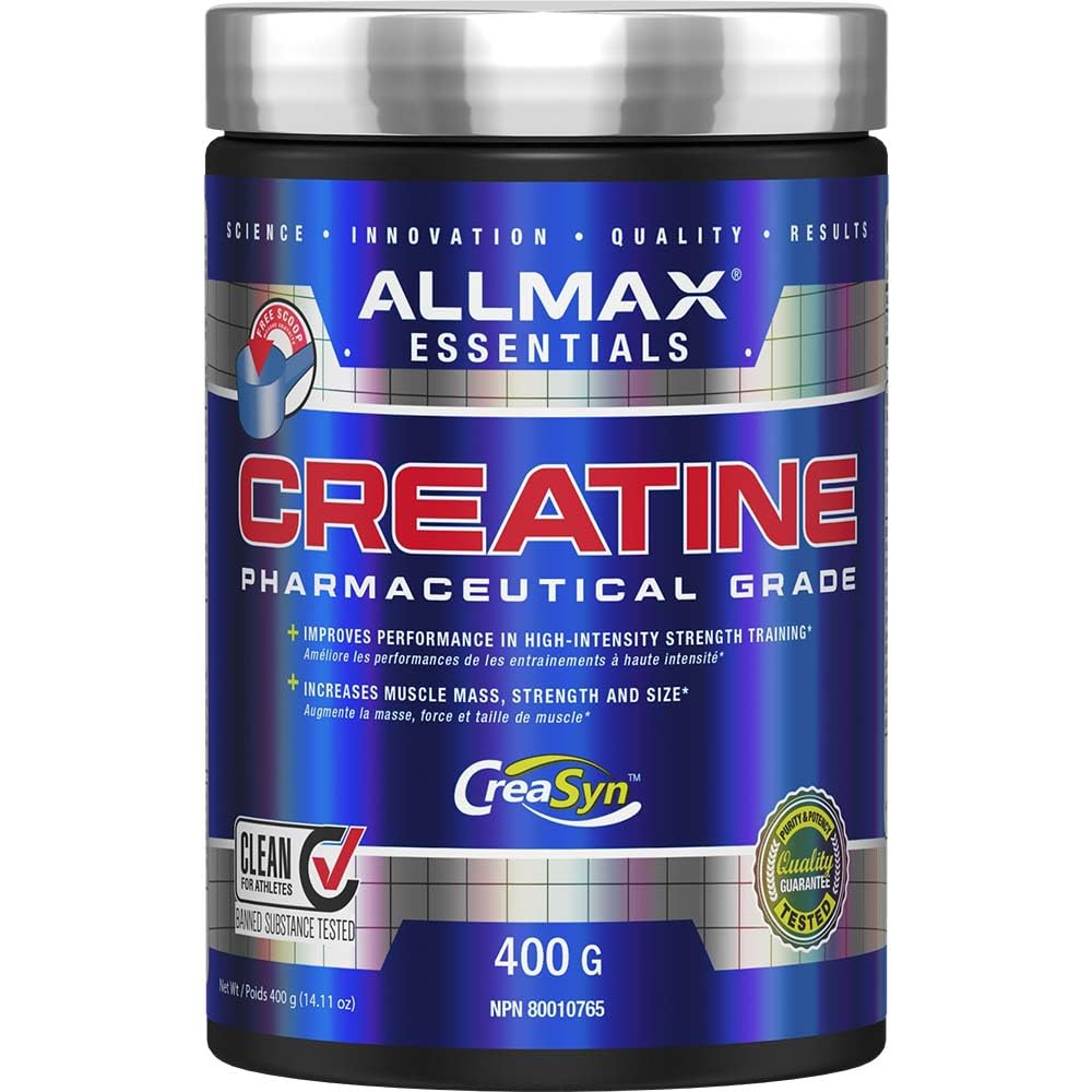 ALLMAX Creatine Monohydrate Powder, Micronized, Unflavored, 400 g 🍁 All In One Marketplace Canada