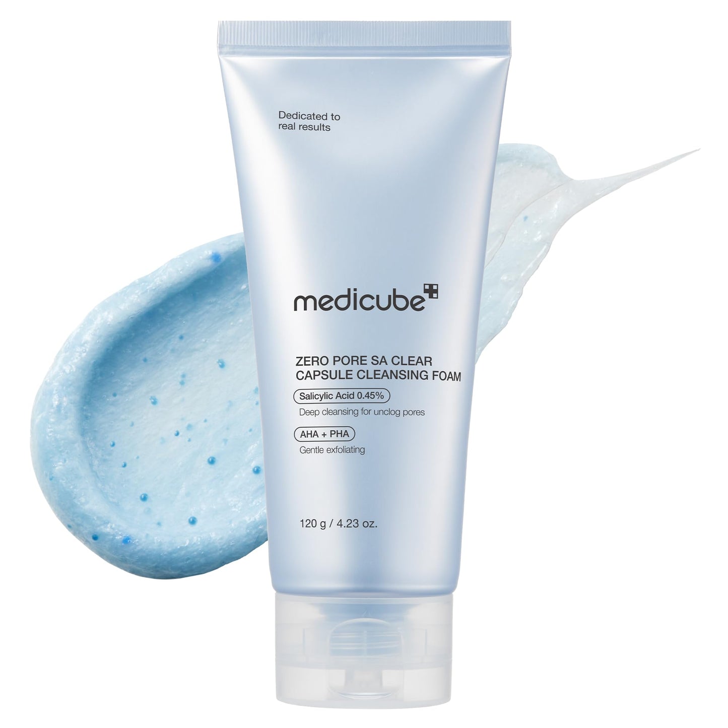 medicube Zero Pore Clear Blue Capsule Facial Deep Cleanser for Skin Texture, Blackhead & Pore Care | AHA, BHA & PHA for Double Cleansing, Daily Gentle Face Wash, Korean Skincare | 120g / 4.23 oz 🍁 All In One Marketplace Canada