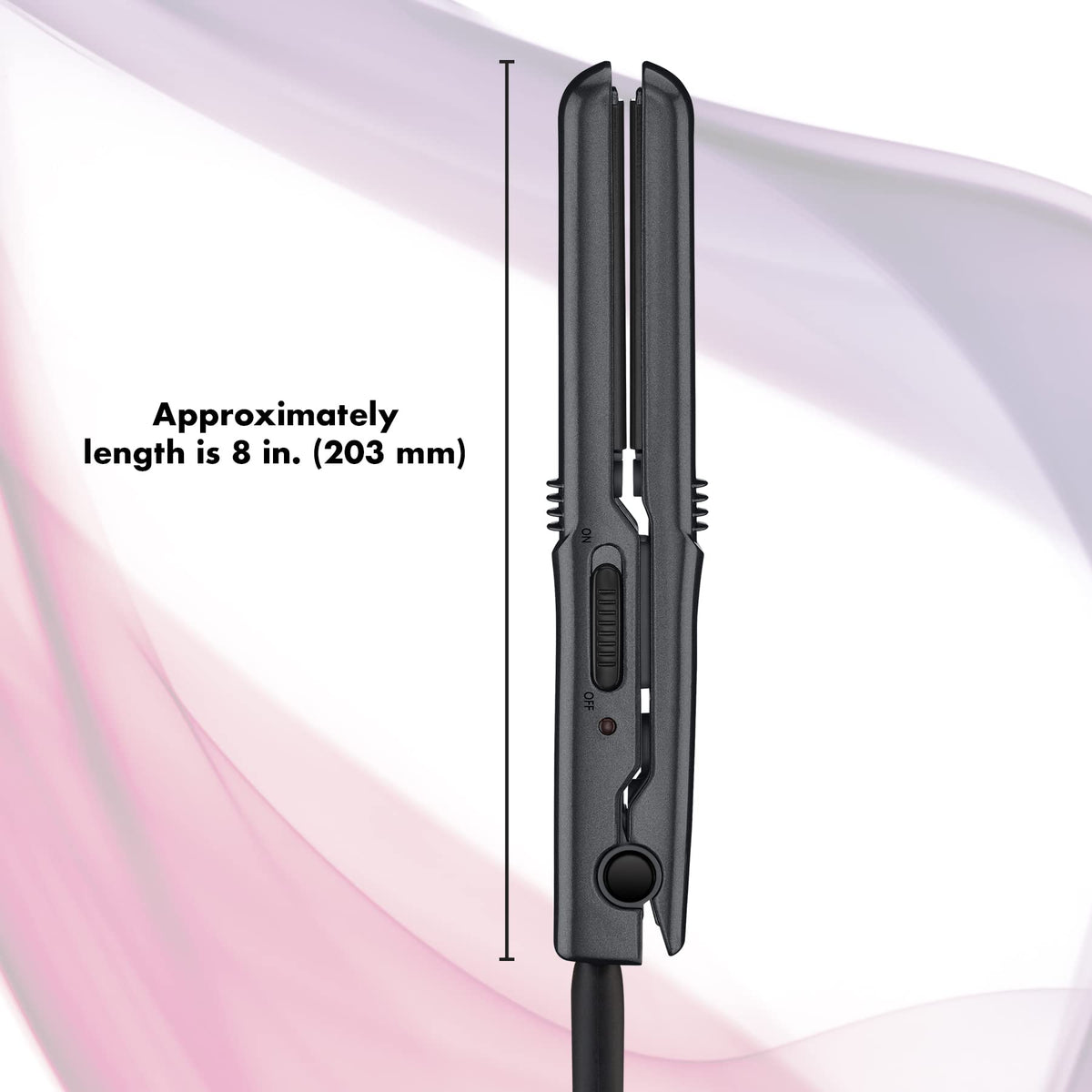 Conair Mini Pro CS80XAC 1/2-Inch Hair Straightener, 56°F (180°C) High Heat, Dual Voltage, 13mm Flat Iron, Black, Travel flat iron 🍁 All In One Marketplace Canada