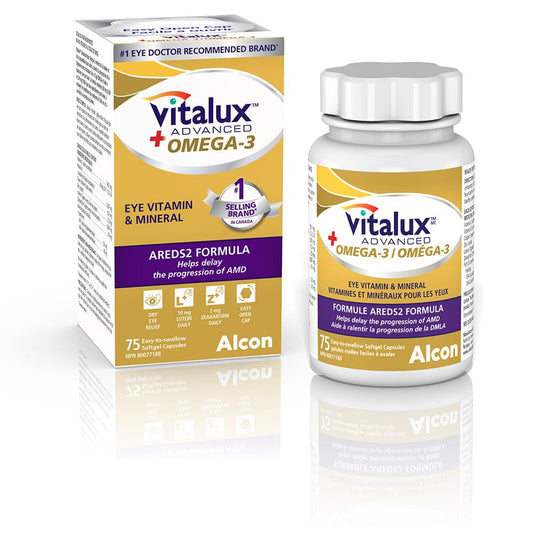 VITALUX® Advanced Plus Omega-3, 75 Capsules 🍁 All In One Marketplace Canada