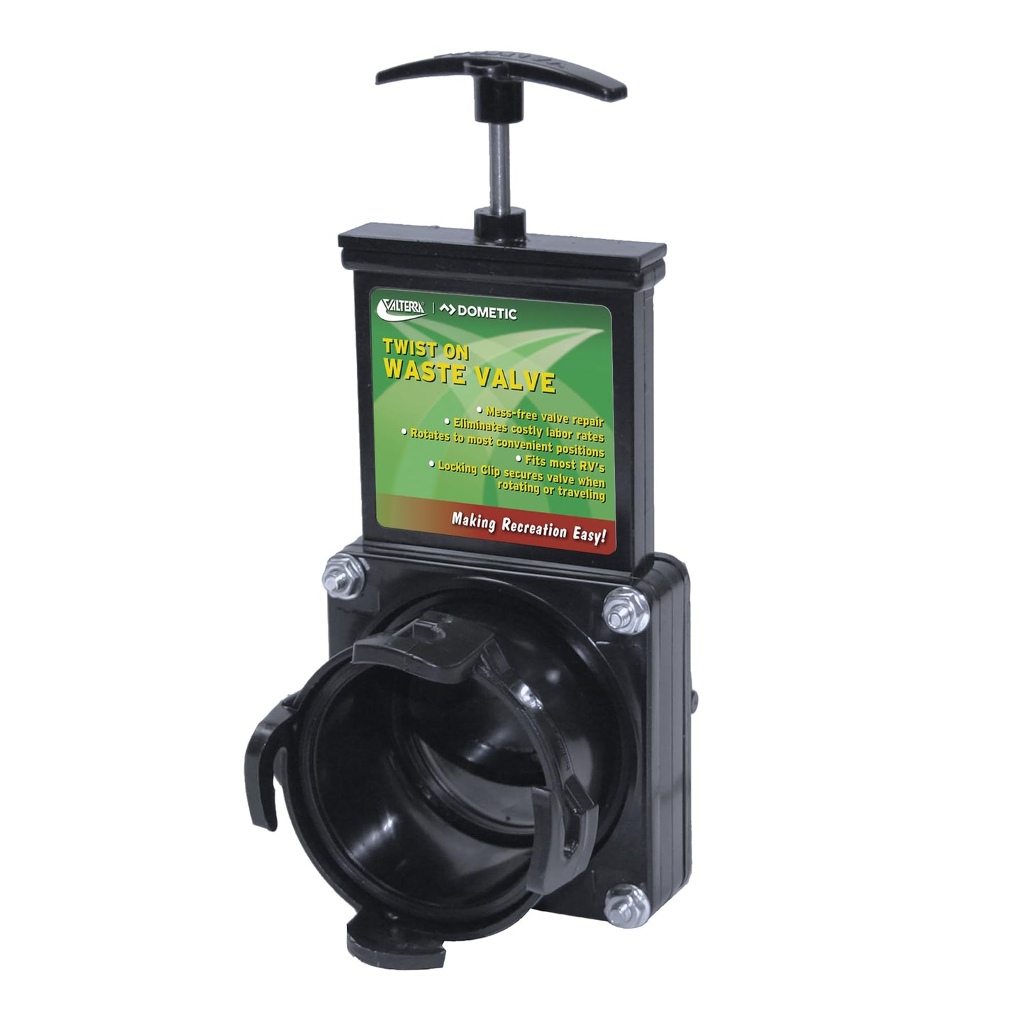 Valterra Twist-On Waste Valve, Mess-Free Waste Valve for RV's, Campers, Trailers 🍁 All In One Marketplace Canada