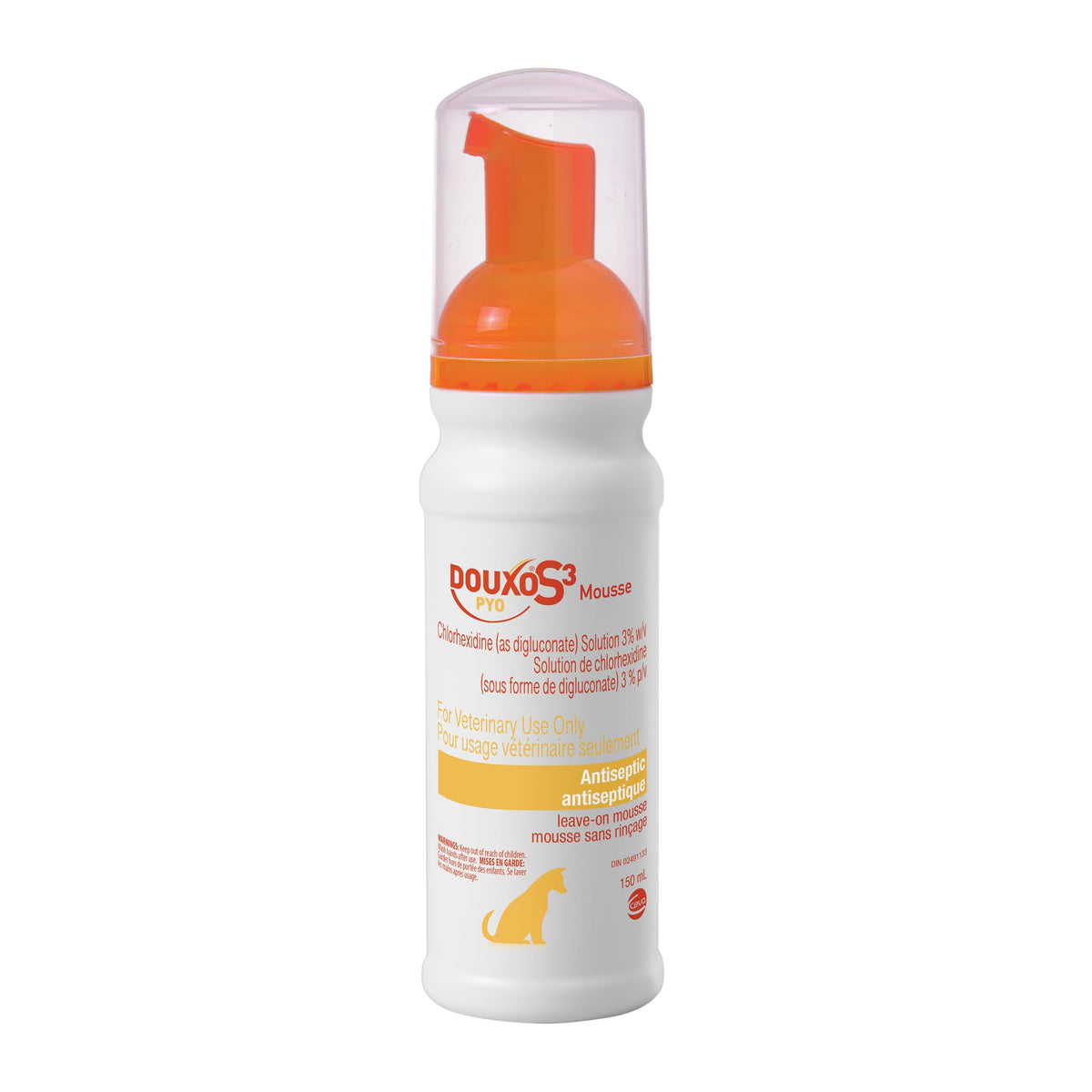 Douxo S3 Pyo Mousse, Contains 3% Chlorhexidine, for Dogs, 5.1 fl. oz. (150mL) 🍁 All In One Marketplace Canada