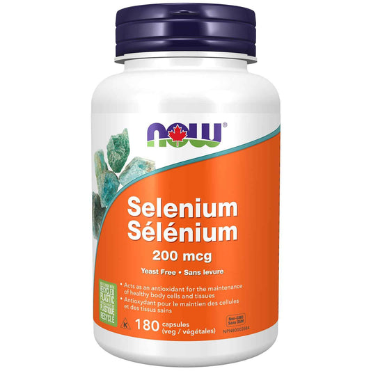 NOW Supplements, Selenium (L-Selenomethionine) 200 mcg, Essential Mineral, 1800 Veg Capsules 🍁 All In One Marketplace Canada