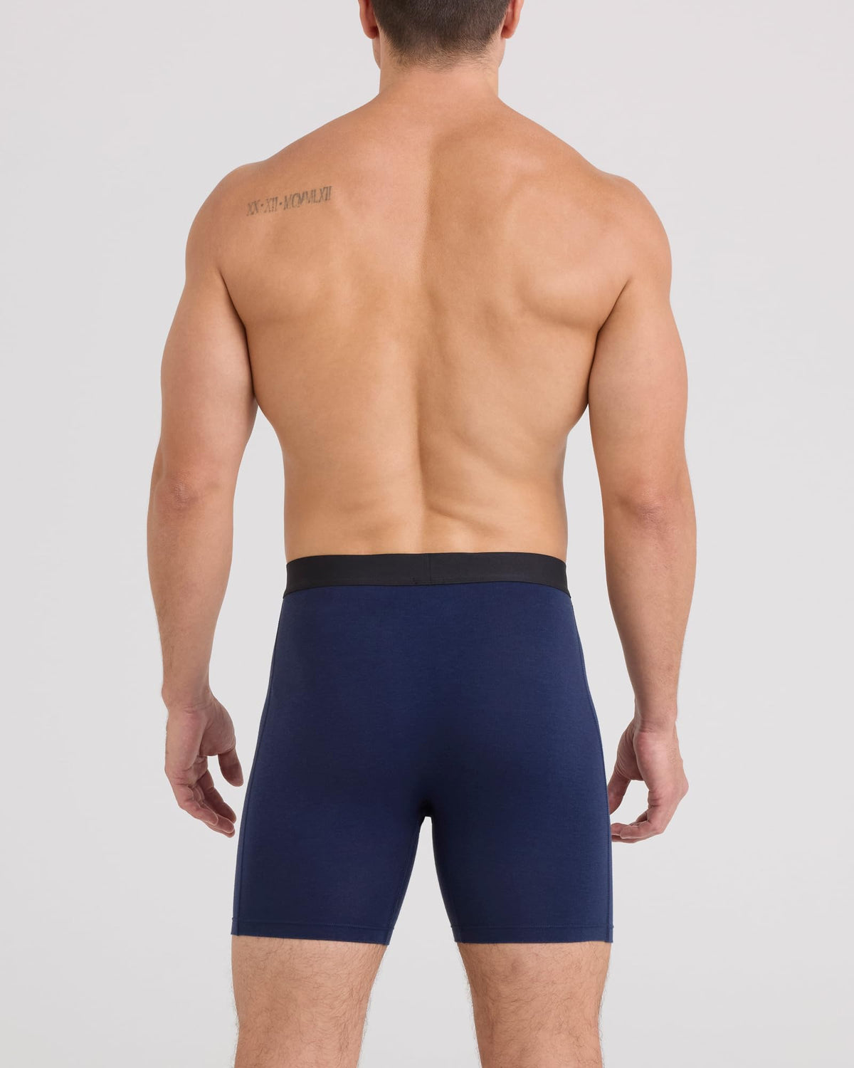 SAXX Underwear Co. Men's Core Cotton Boxer Brief Fly 3-Pack, Lake Blue/Deep Cobalt/Navy, Large 🍁 All In One Marketplace Canada