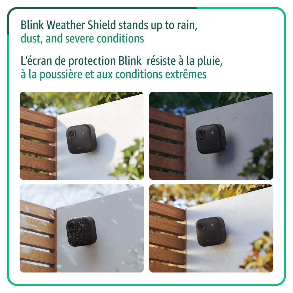 Blink Outdoor 2K+ (newest model) — Wireless smart security camera, 2K video resolution, enhanced audio, two-year battery. Sync Module Core included — 5 camera system (Black) 🍁 All In One Marketplace Canada