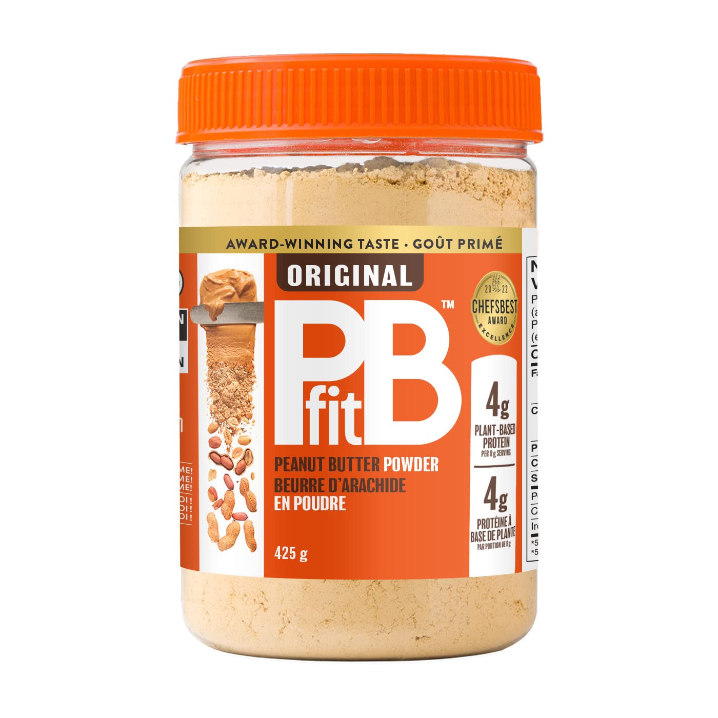 PBfit All-Natural Peanut Butter Powder, Peanut Butter Powder from Real Roasted Pressed Peanuts, Low in Fat High in Protein, 4g of Protein, 425g (15oz) 🍁 All In One Marketplace Canada