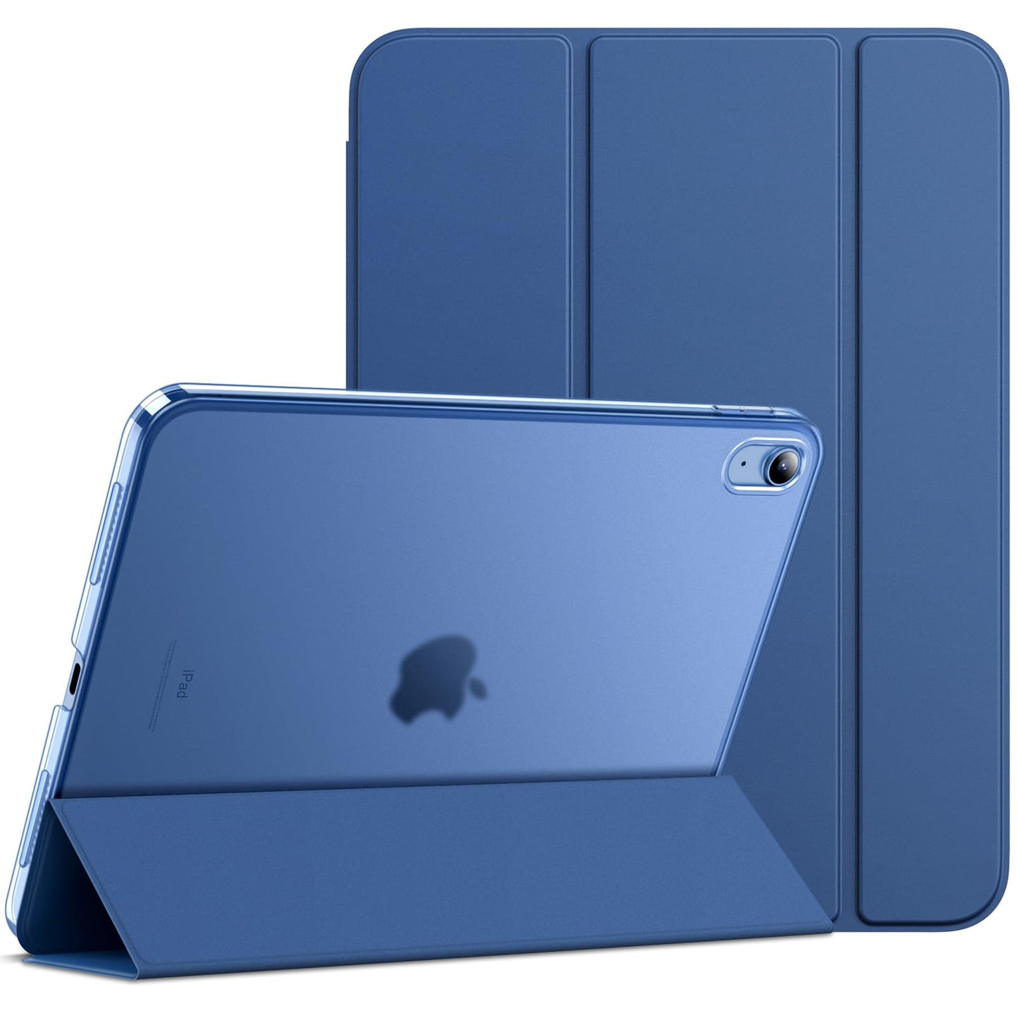 JETech Case for iPad (A16) 11th Generation 11 Inch 2025 / iPad 10th Generation 10.9 Inch 2022, Slim Smart Cover with Hard PC Translucent Back, Supports Touch ID, Auto Wake/Sleep (Navy Blue) 🍁 All In One Marketplace Canada