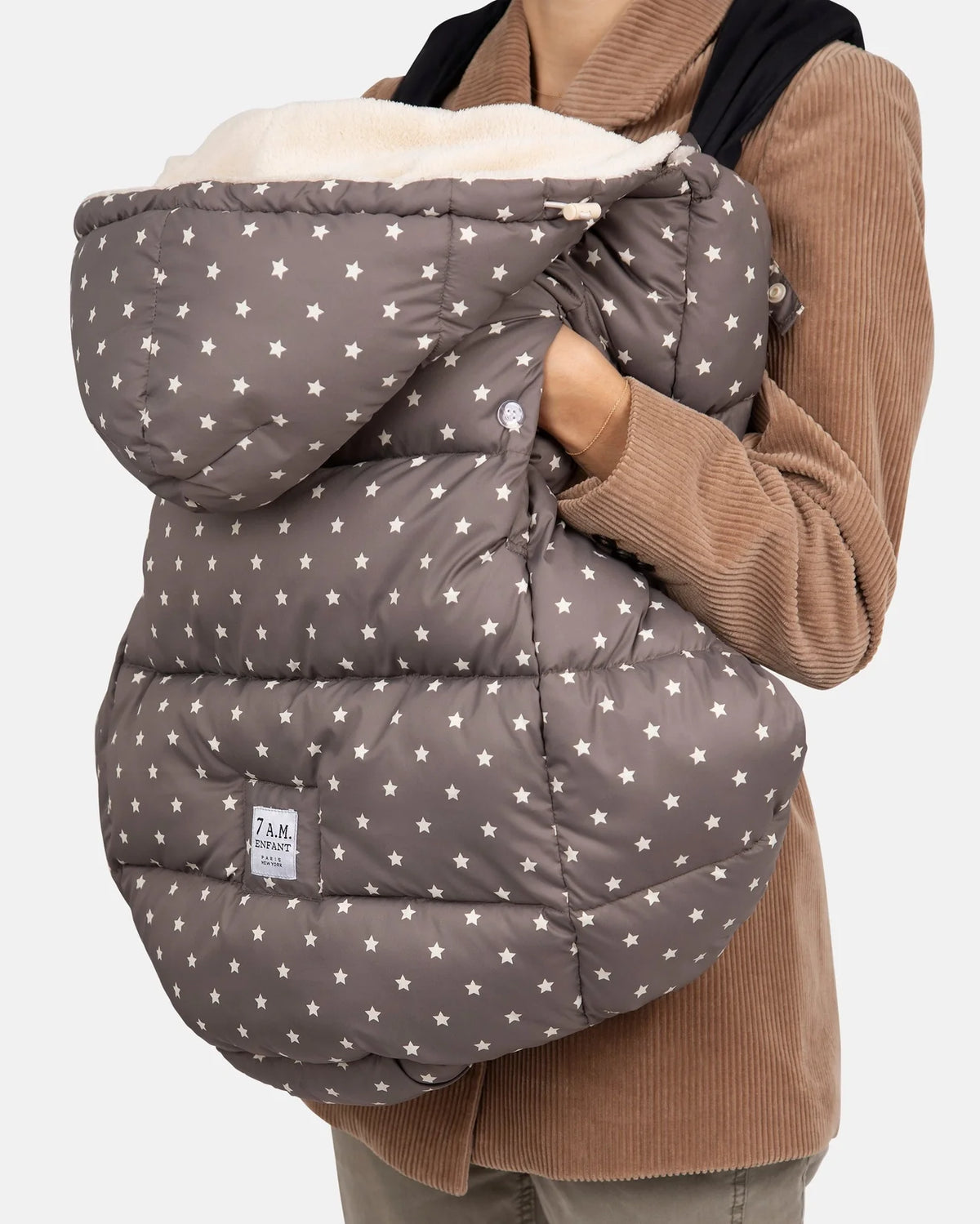 K-Poncho - Plush | 7am Enfant |  Ash Oak Stars Heavy Weight