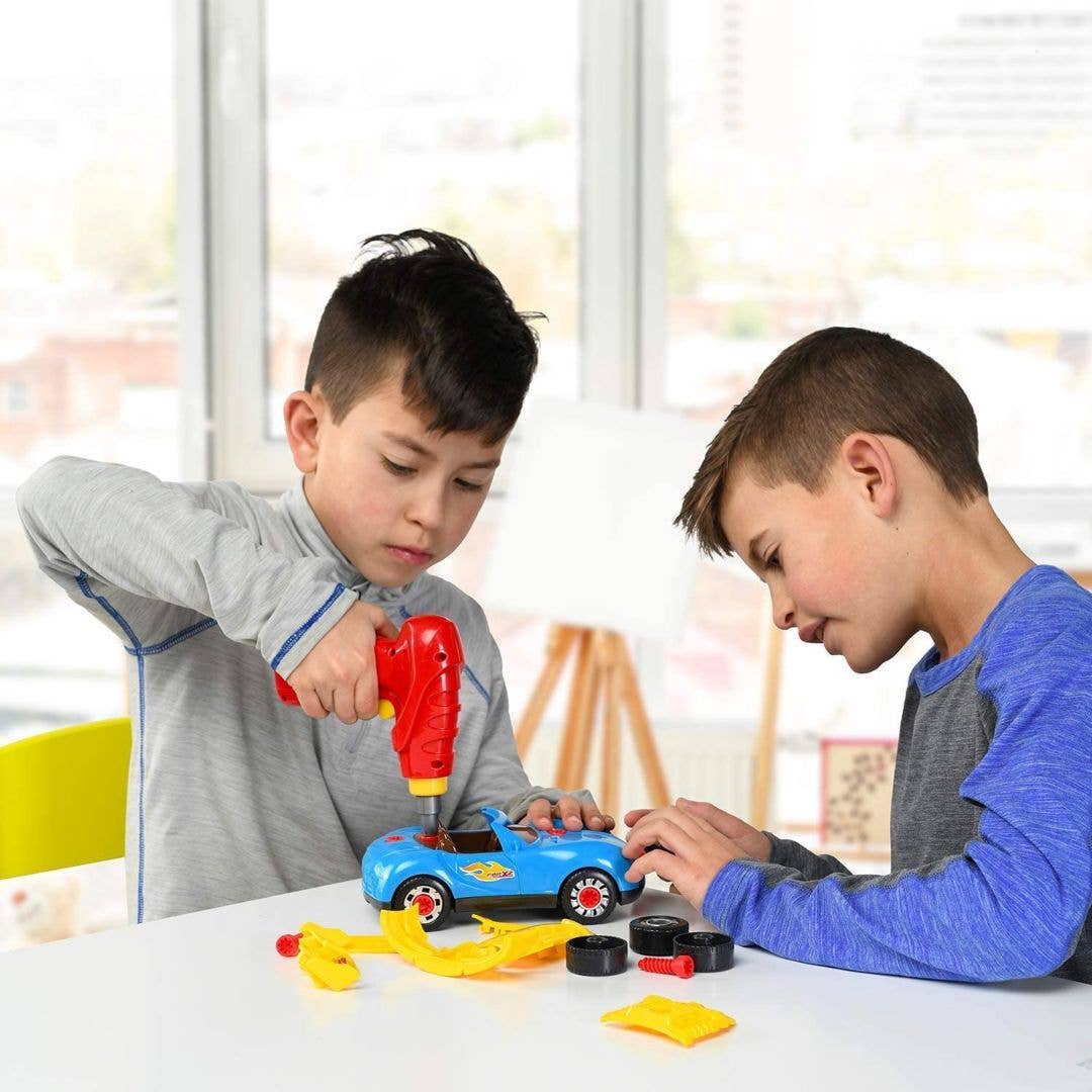 Play22 - Take Apart Racing Car Toys - 30 Piece - Ages 3+