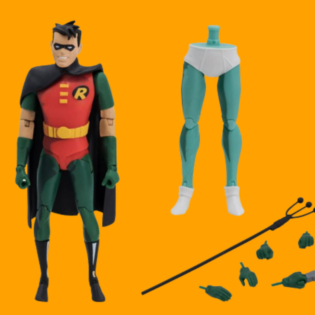 McFarlane Toys DC Comics Batman - The Animated Series Robin Build-A-Figure