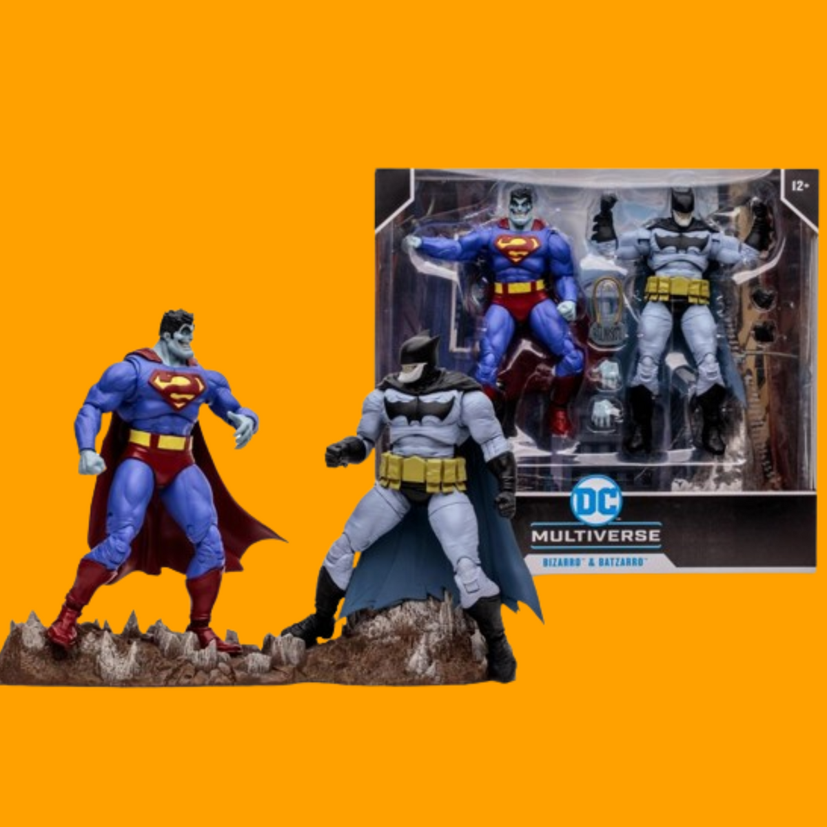 DC Multiverse Bizarro & Batzarro Action Figure Two-Pack