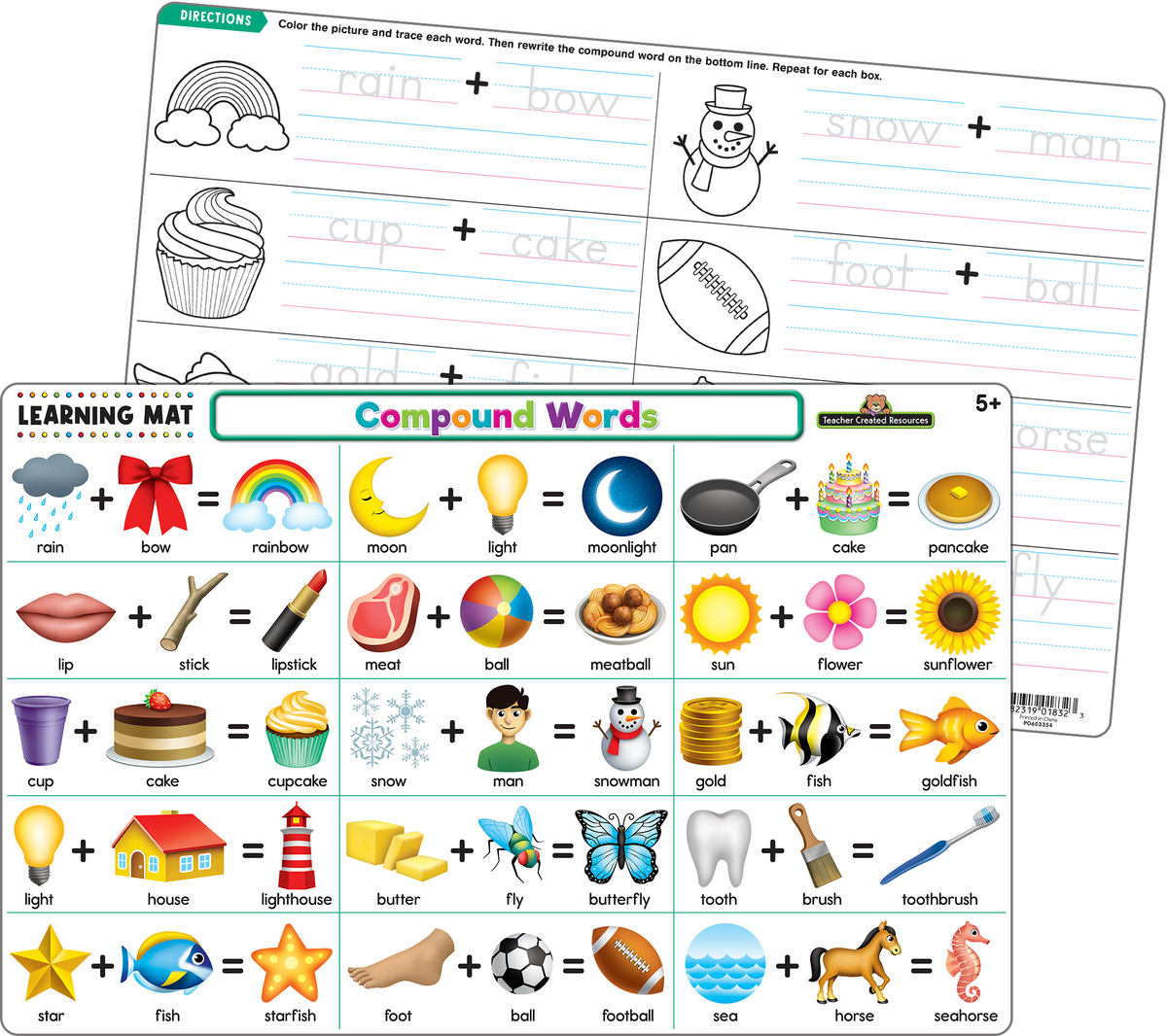 Teacher Created Resources - Compound Words Learning Mat - Ages 5+