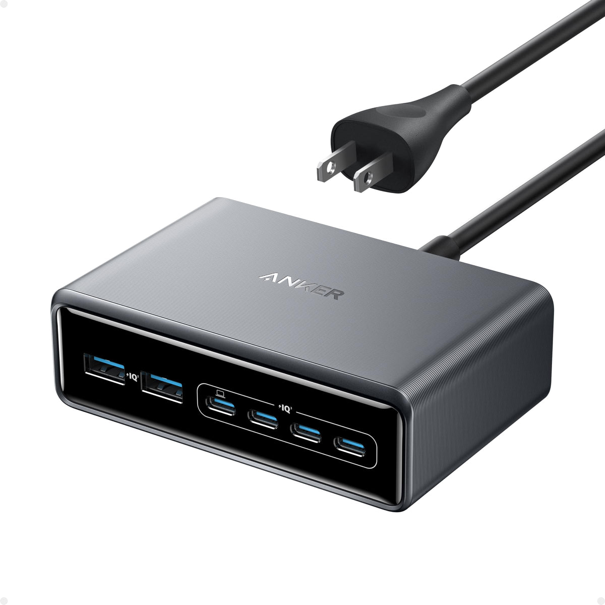 Anker Prime Charger, 200W 6-Port GaN Charging Station, USB-C PD Fast Charging Desktop Charger, Compatible with iPhone 17/Series, Samsung, MacBook, Dell and More 🍁 All In One Marketplace Canada