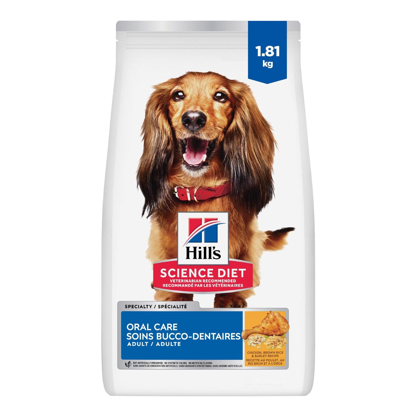 Hill's Science Diet Adult Oral Care Chicken, Rice & Barley Recipe Dry Dog Food 1.81 kg Bag 🍁 All In One Marketplace Canada