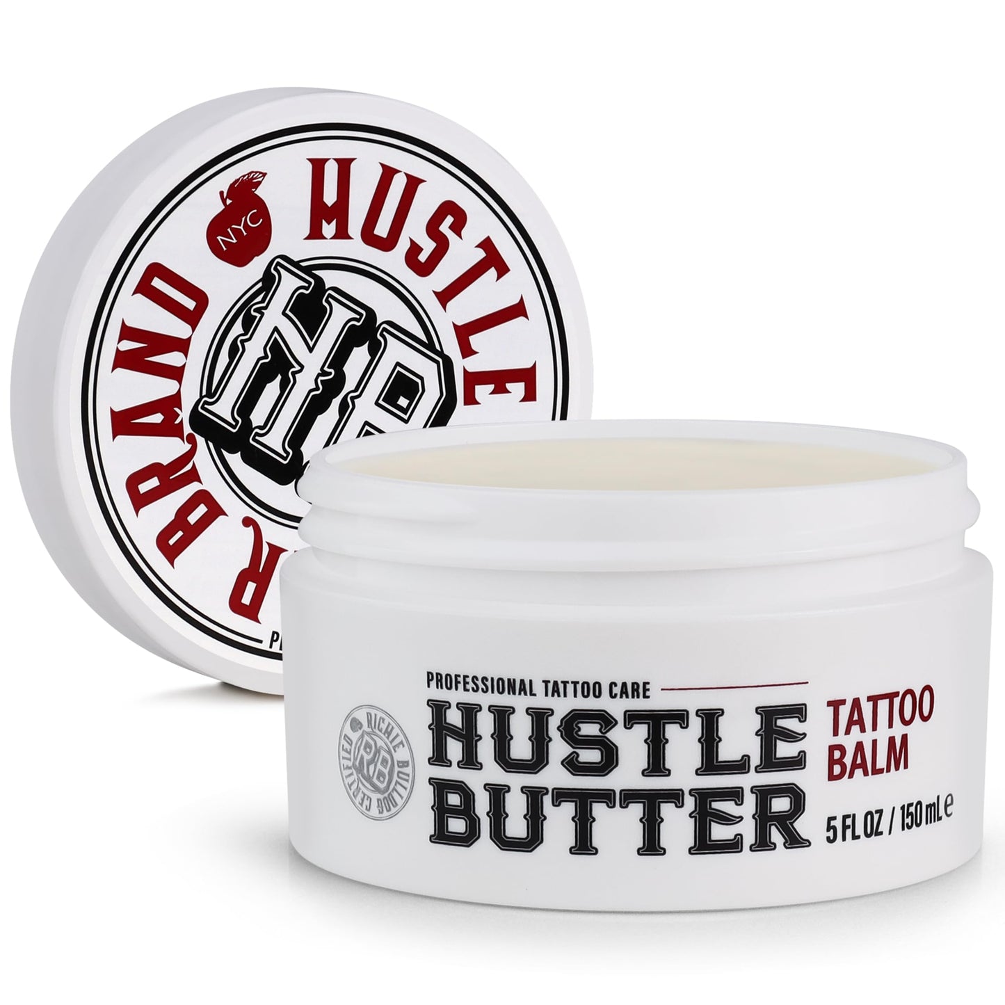 Hustle Butter Tattoo Aftercare 5oz Tattoo Balm, Heals + Protects New Tattoos and Rejuvenates Older Tattoos - 100% Vegan Tattoo Cream No-Petroleum 🍁 All In One Marketplace Canada