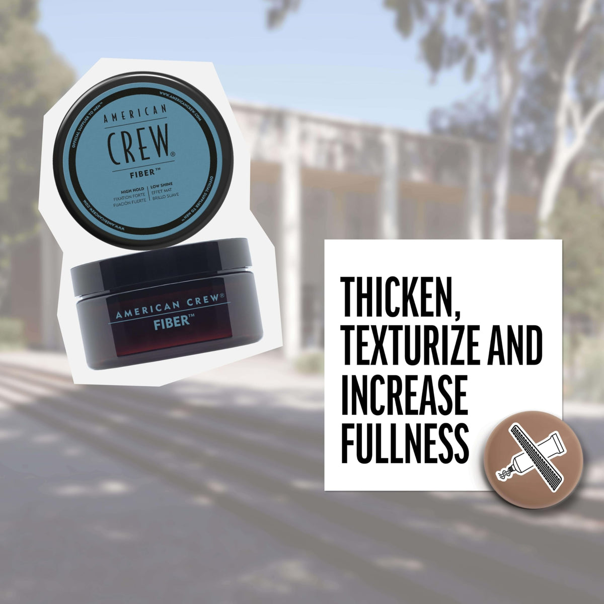 American Crew Men's Hair Fiber, Like Hair Gel with High Hold & Low Shine, 3 oz 🍁 All In One Marketplace Canada