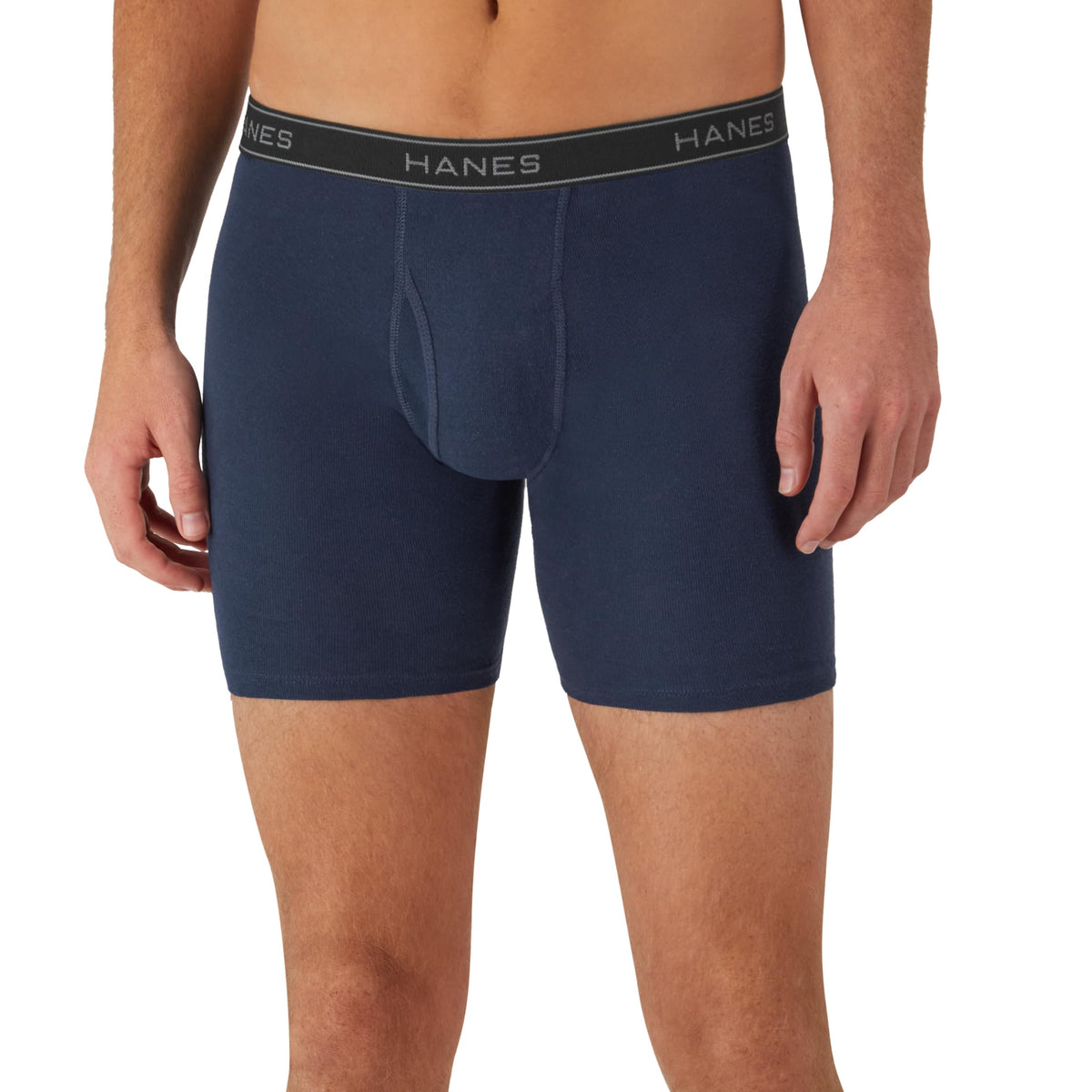 Hanes mens 4 Pack boxer briefs, Black/Grey, Large US 🍁 All In One Marketplace Canada