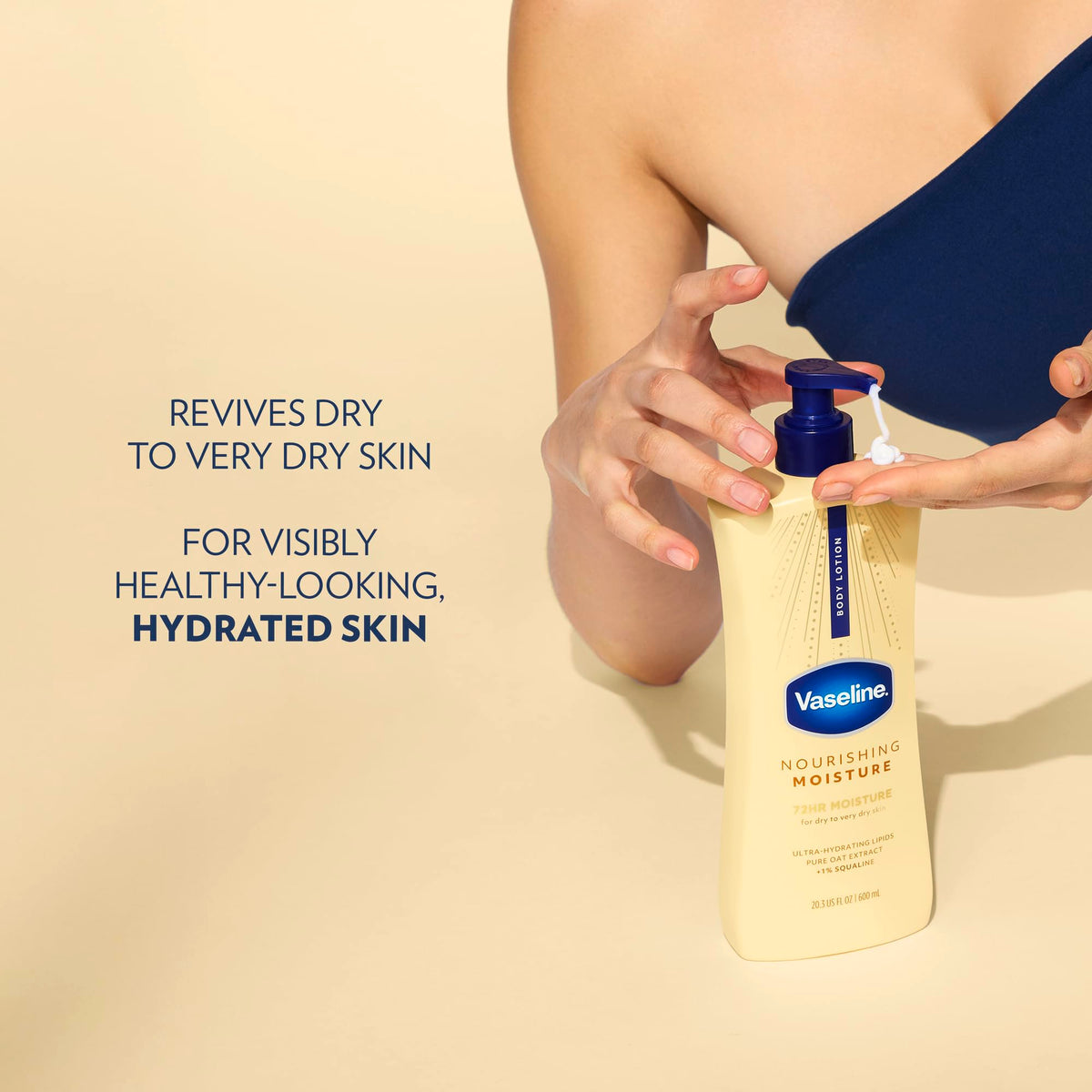Vaseline Dry Skin Repair Lotion Ultra-Hydrating 72H Moisture, 600mL, 4-Pack 🍁 All In One Marketplace Canada