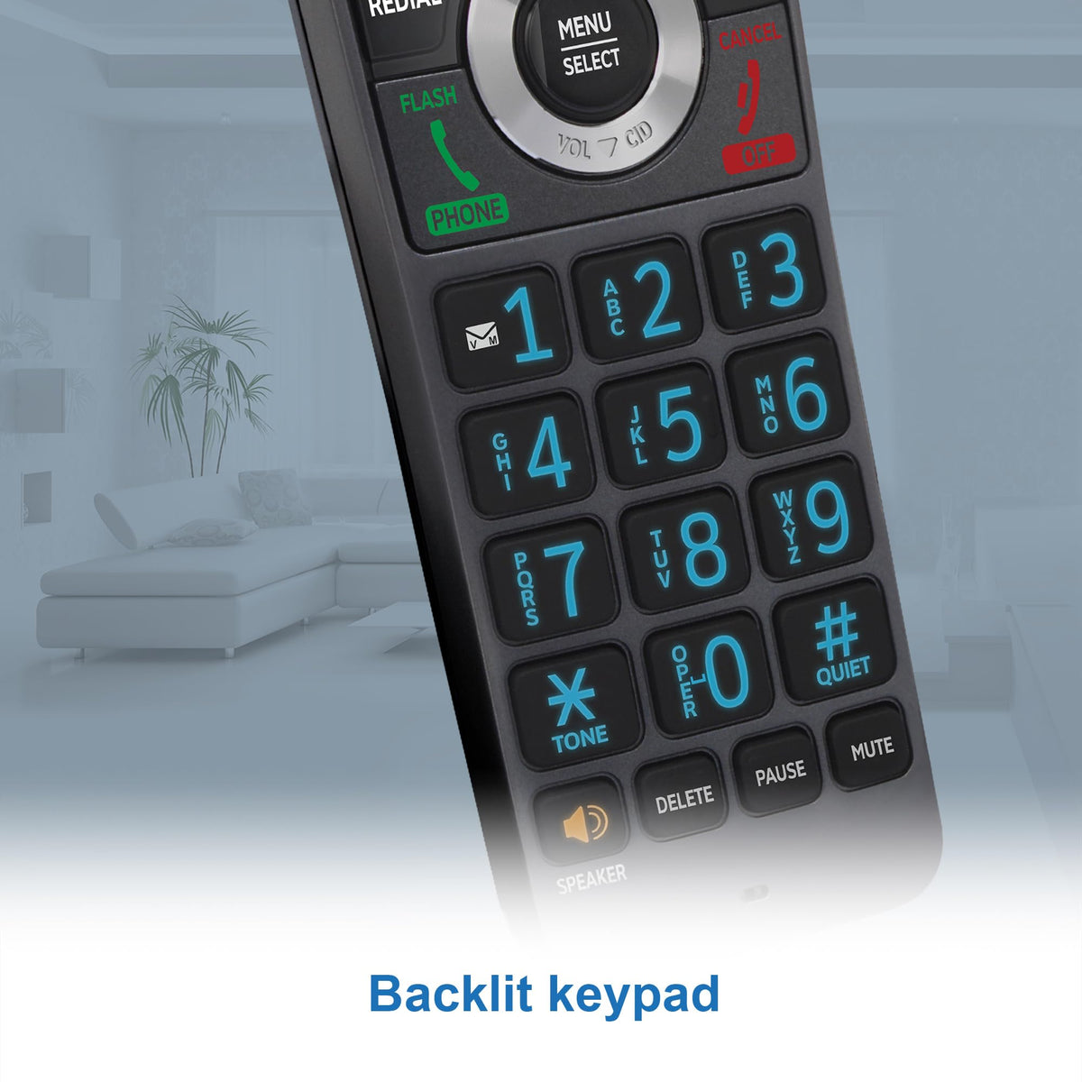 AT&T GL2101-2 DECT 6.0 Cordless Home Phone 2-Handset with Call Block, Caller ID, Full-Duplex Handset Speakerphone, 2" White Backlit Display, Lighted Keypad, Graphite & Black 🍁 All In One Marketplace Canada