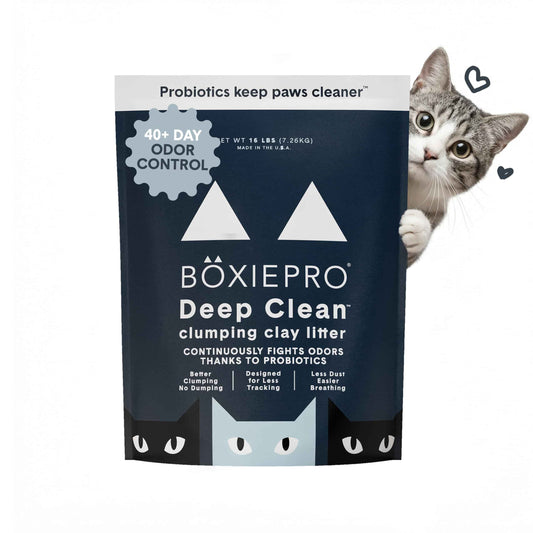 Boxie® Probiotic Cat Litter 40 Day Natural Odor Control, 16lb Clumping Kitty Litter (Clay) 🍁 All In One Marketplace Canada