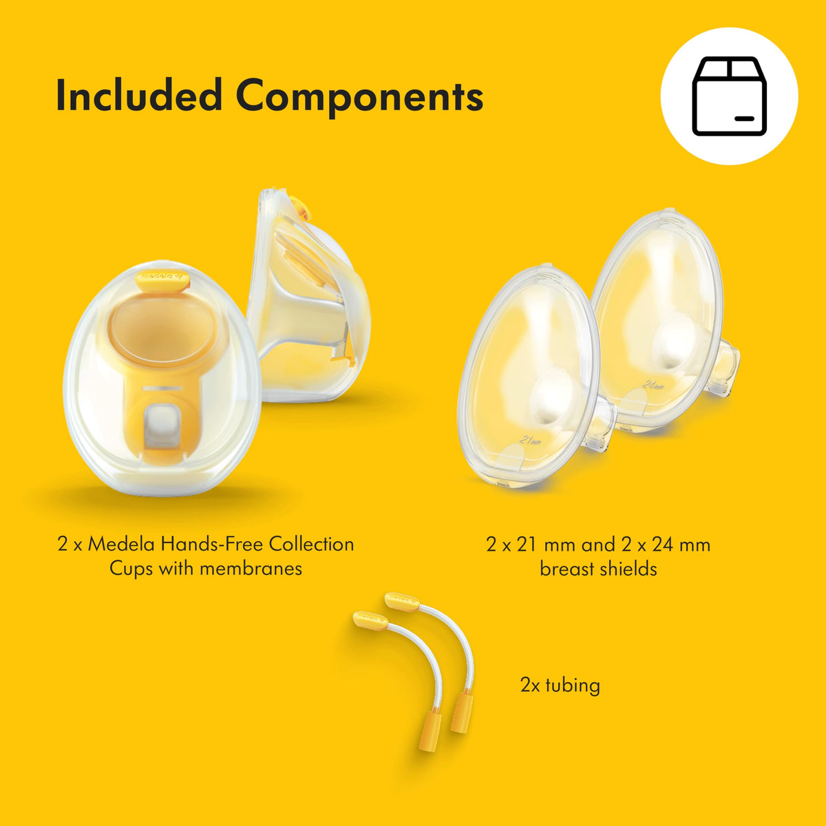 Medela Hands-free Collection Cups, Compatible with Freestyle Flex, Pump in Style with MaxFlow, and Swing Maxi Electric Breast Pumps, 1 set of 2 cups 🍁 All In One Marketplace Canada
