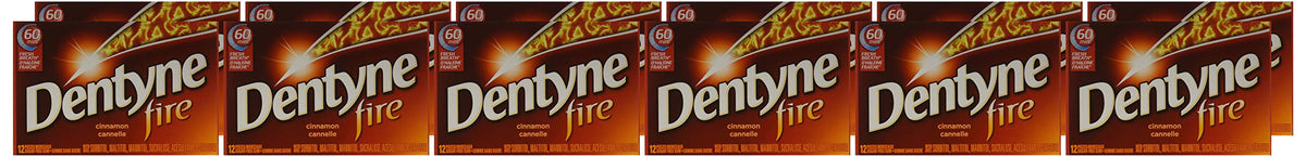 Dentyne Fire Sugar-Free Gum Bubble Gum, Cinnamon, 12 Pack (12 Pieces Each) 🍁 All In One Marketplace Canada