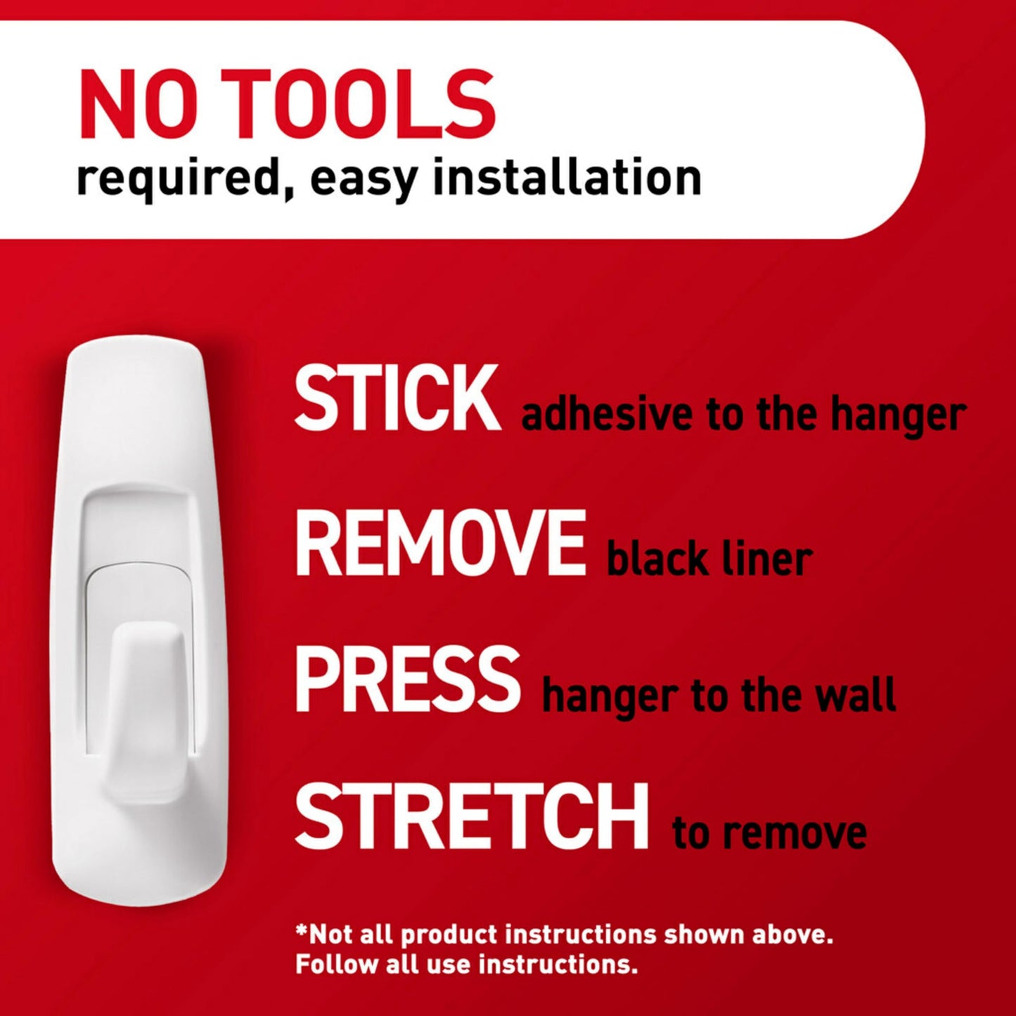 Command Large Utility Hooks, Damage Free Hanging Wall Hooks with Adhesive Strips, No Tools Wall Hooks for Hanging Back to School Dorm Organizers, 7 White Hooks and 12 Command Strips 🍁 All In One Marketplace Canada