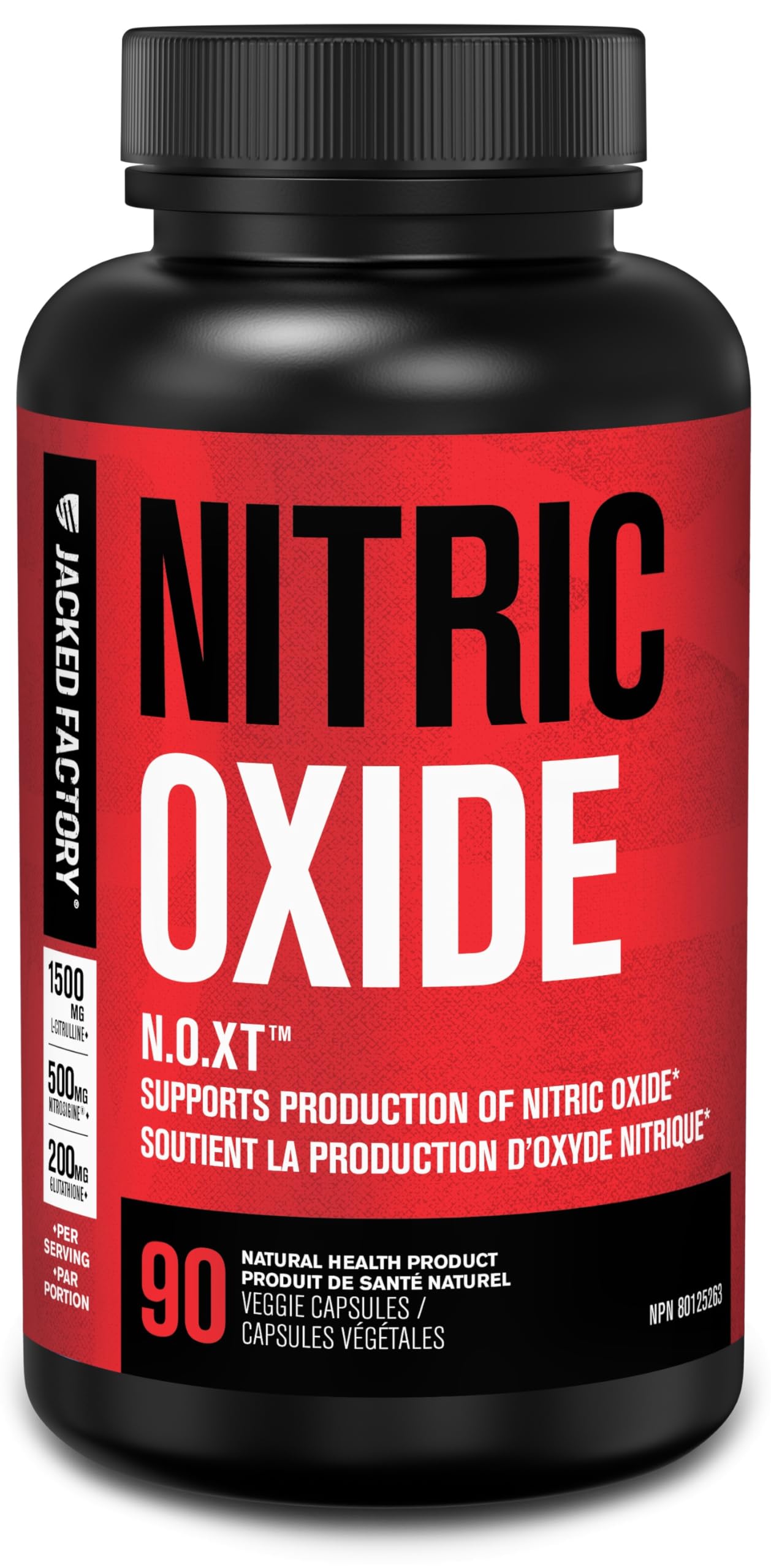 Nitric Oxide Supplement N.O. XT with Nitrosigine L Arginine & L Citrulline for Muscle Growth, Pumps, Vascularity, & Energy - 90 Count 🍁 All In One Marketplace Canada