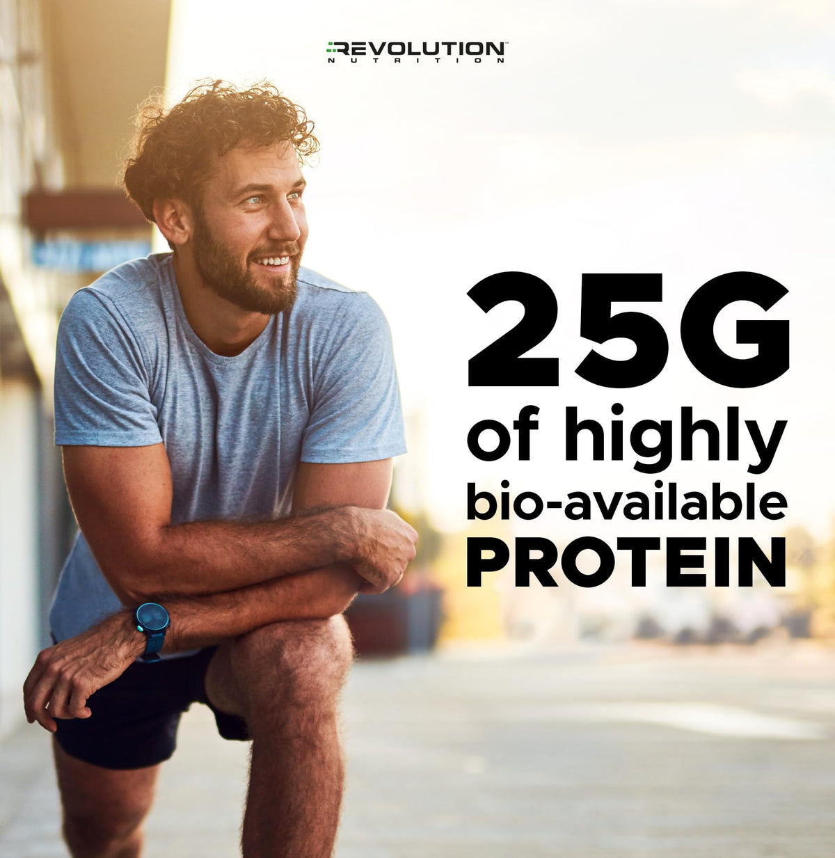 Revolution Nutrition, High Whey, Protein Powder 6LB, Whey Protein, Gluten Free, 25g of Protein Per Scoop, 2.7kg, 73 Servings (Chocolate Cake, 6 Pound) 🍁 All In One Marketplace Canada