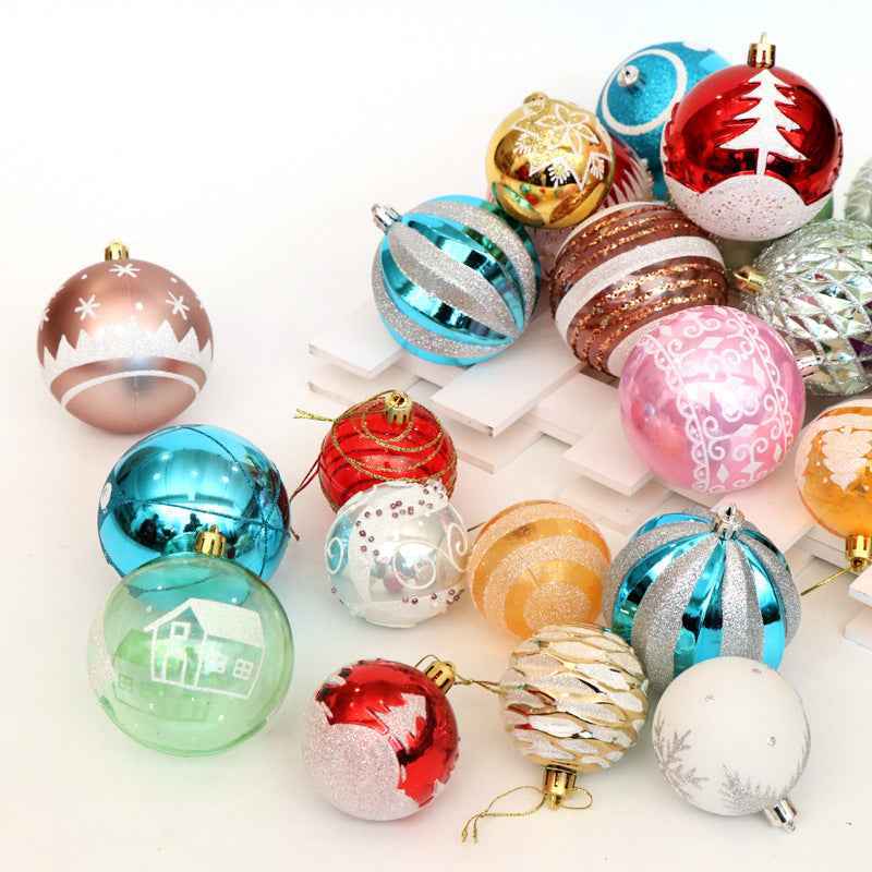 Christmas Tree Ball Ornaments 6cm, Bright Holiday Decorations