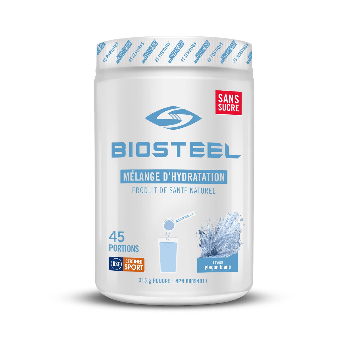 BioSteel Electrolyte Hydration Mix, White Freeze, 45 Servings 🍁 All In One Marketplace Canada