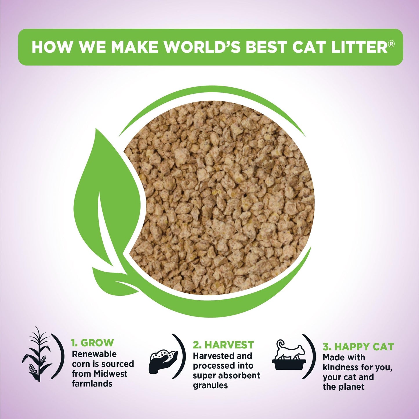 WORLD'S BEST CAT LITTER Multiple Cat Lavender Scented, 32-Pounds 🍁 All In One Marketplace Canada