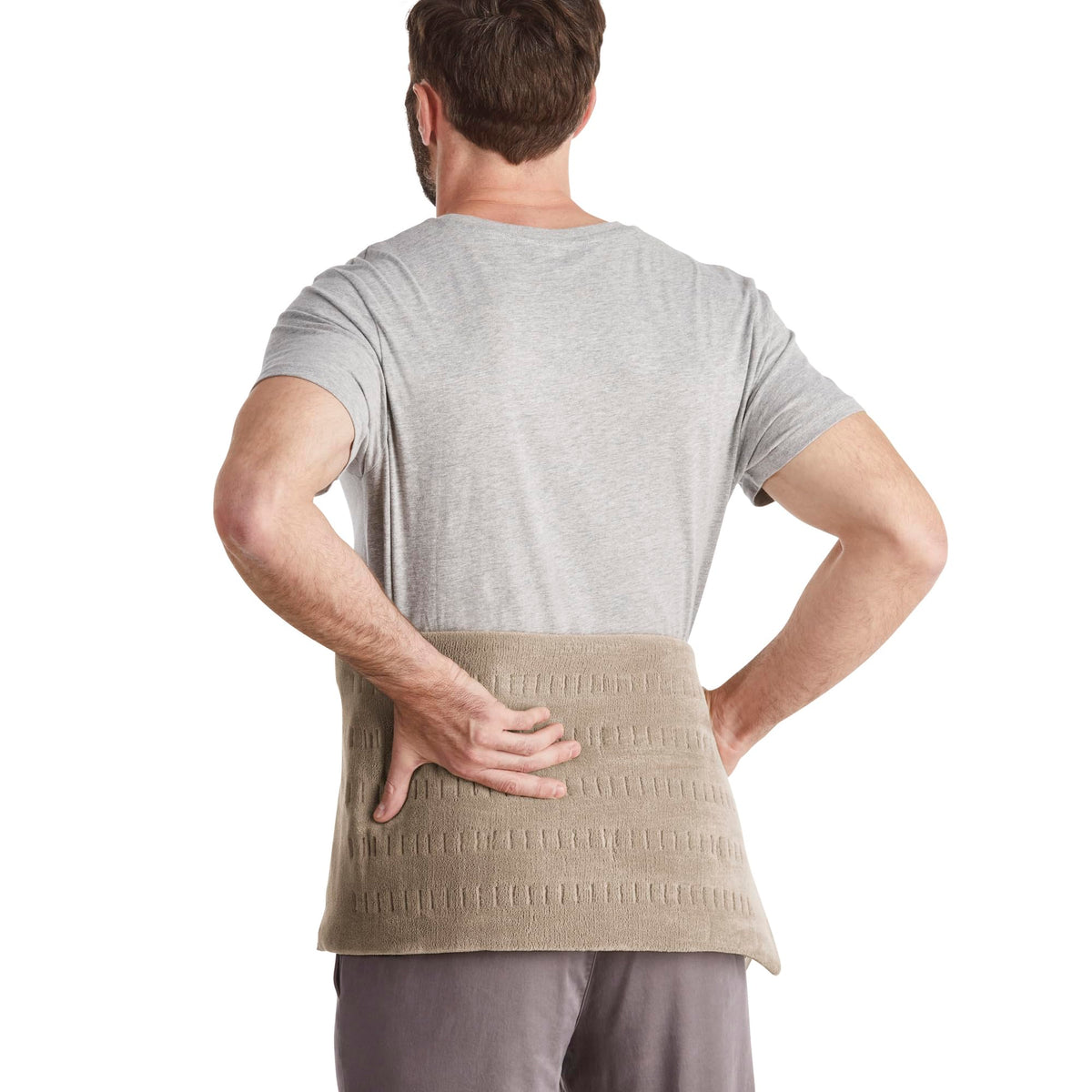 Sunbeam Premium King Size Heating Pad with Compact Storage - Moist Integrated Heating Pad for Pain Relief, 4 Heat Settings, 2 Hour Auto-Off, Beige 🍁 All In One Marketplace Canada