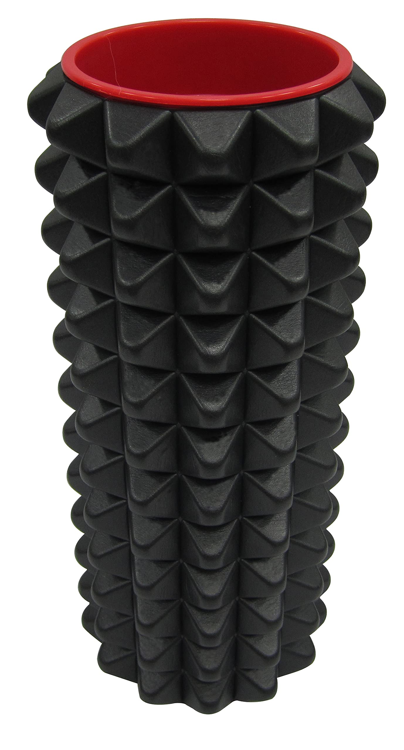 IBF Iron Body Fitness Acupoint Foam Roller - 12", High-Density EVA Foam Roller for Deep Tissue Massage, Back Pain, Yoga, and Physical Therapy - Black and Red 🍁 All In One Marketplace Canada