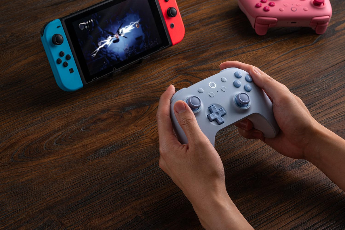 8BitDo Ultimate 2C Bluetooth Controller for Switch/Switch 2, Wireless Controller with 6-Axis Motion Control, Rumble Vibration, Refined D-Pad and Bumpers, and Hall Effect Joysticks (Blue) 🍁 All In One Marketplace Canada