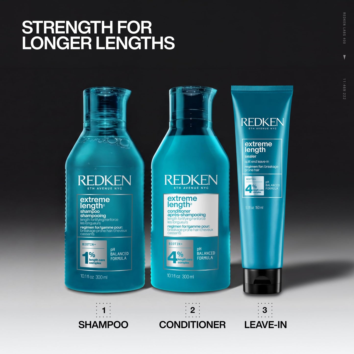 Redken Extreme Length Conditioner | Infused With Biotin and Castor Oil | Promotes Healthy Hair | Fortifies, Strengthens & Conditions Hair 🍁 All In One Marketplace Canada