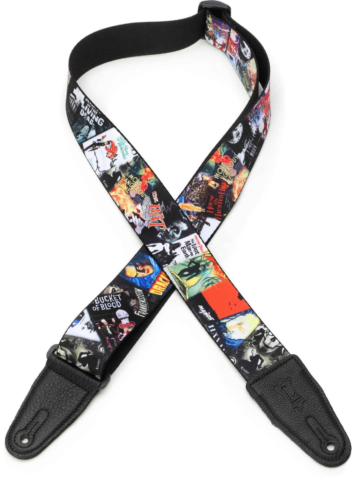 Levy's Leathers 2" Halloween Series Polyester Guitar Strap with Tri-Glide Adjustment; Horror Classics (MP2H-001)