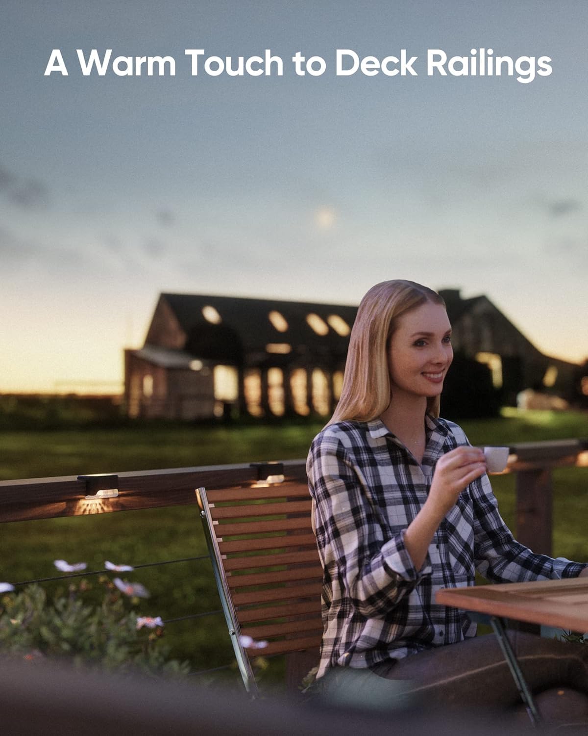 CANASUN Solar Deck Lights 16 Pack Solar Fence Light Solar Powered Outdoor Step Light IP65 Waterproof LED Pathway Light for Deck Fence Railing Garden Patio StairYard (Warm Light) 🍁 All In One Marketplace Canada