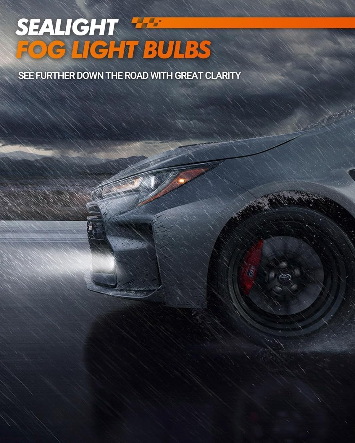 SEALIGHT H13 9008 LED Headlight Bulbs 50000LM 800% Brightness, Dual Hi/Lo Beam, 6000K Cool White, High Low Beam H13 Halogen Replacement, Plug and Play, IP67 Waterproof, Pack of 2 🍁 All In One Marketplace Canada