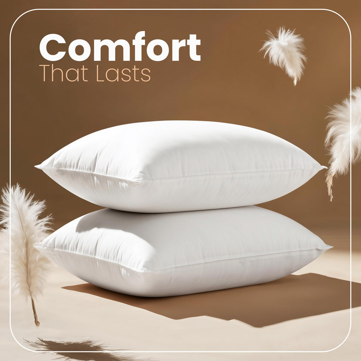 Utopia Bedding Throw Pillows Insert (Pack of 2, White) - 12 x 20 Inches Bed and Couch Pillows - Indoor Decorative Pillow 🍁 All In One Marketplace Canada