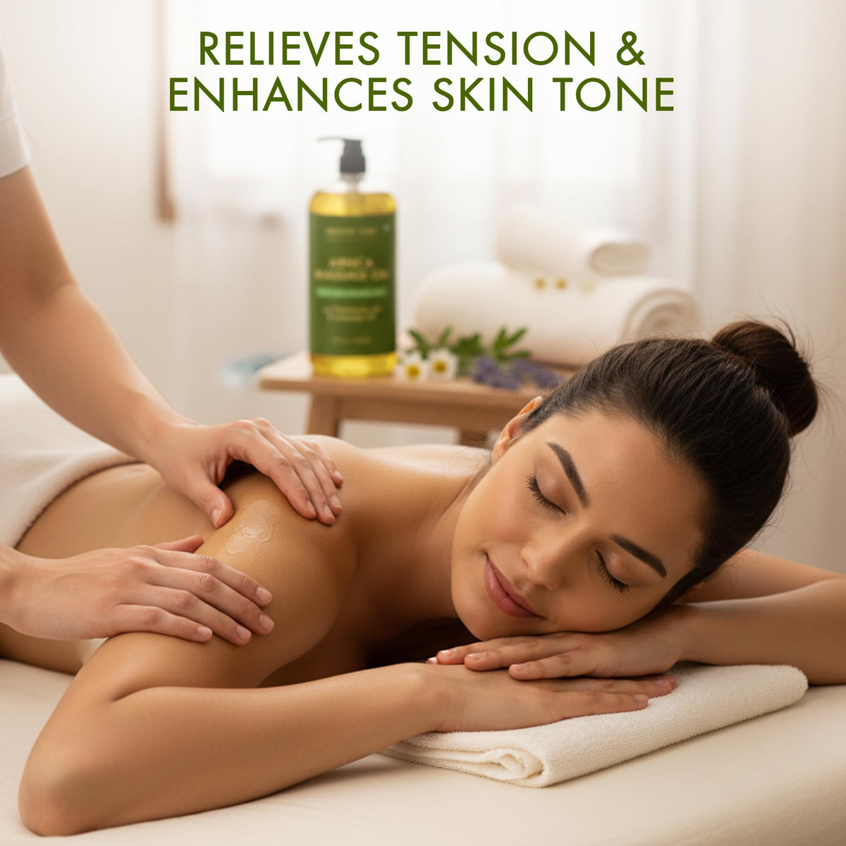 MAJESTIC PURE Arnica Massage Oil for Massage Therapy - with Lavender and Chamomile Essential Oils - Multipurpose Instant Absorption Full Body Massage - 8 fl. oz 🍁 All In One Marketplace Canada