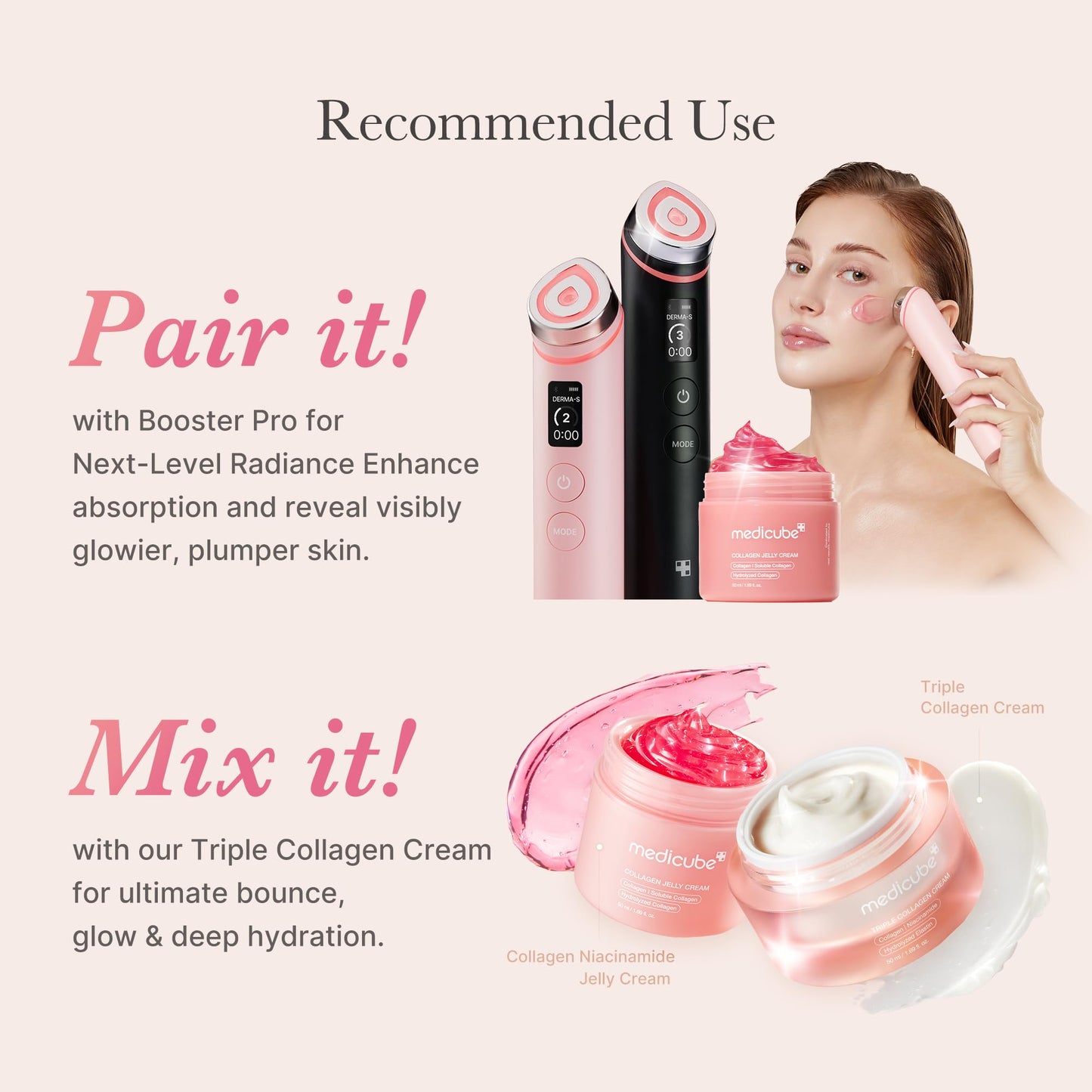 Medicube Collagen Jelly Cream- Niacinamide & Freeze-Dried Hydrolyzed Collagen - Boosts skin's barrier hydration and gives 24h Glow & Lifted Look - Korean skincare (1.69 Fl Oz (Pack of 1)) 🍁 All In One Marketplace Canada