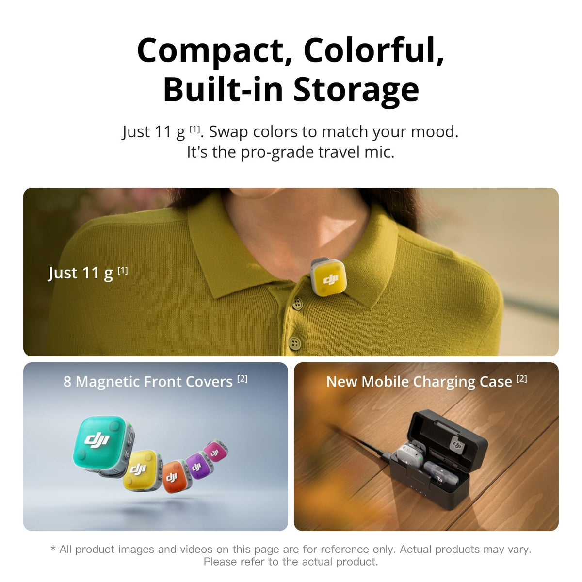 DJI Mic Mini 2 (1 TX + 1 Mobile RX + Charging Case), Lavalier Wireless Vlogging Mic for iPhone/Android/Camera, Bluetooth Microphone, Live Streaming, Plug-and-Play, 24h Battery, Noise Cancelling 🍁 All In One Marketplace Canada