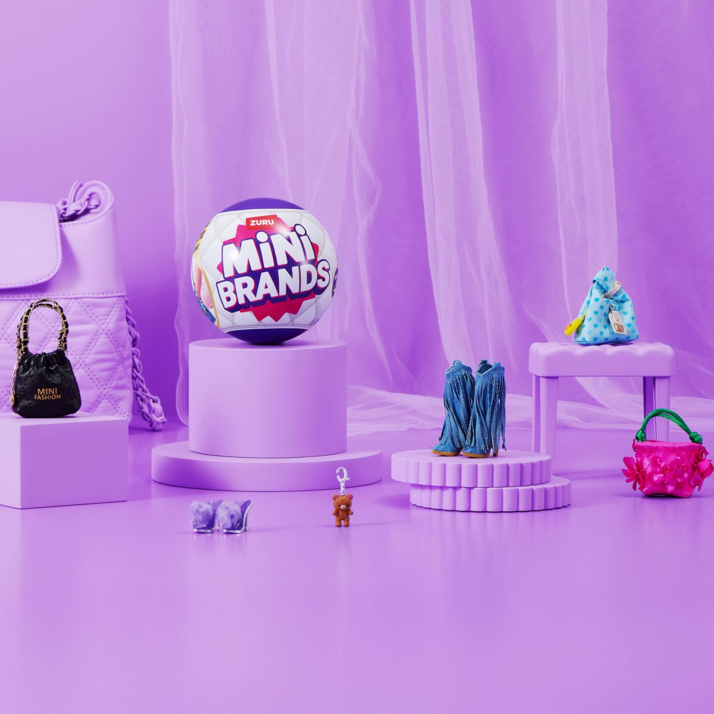 Mini Brands Fashion Series 4 2 Pack by ZURU – Novelty Unboxing Collectible Toy with 5 Mystery Mini Fashion Bags, Shoes & Accessories, 80+ Styles to Collect, Ages 3+, Kids, Teens & Adults 🍁 All In One Marketplace Canada