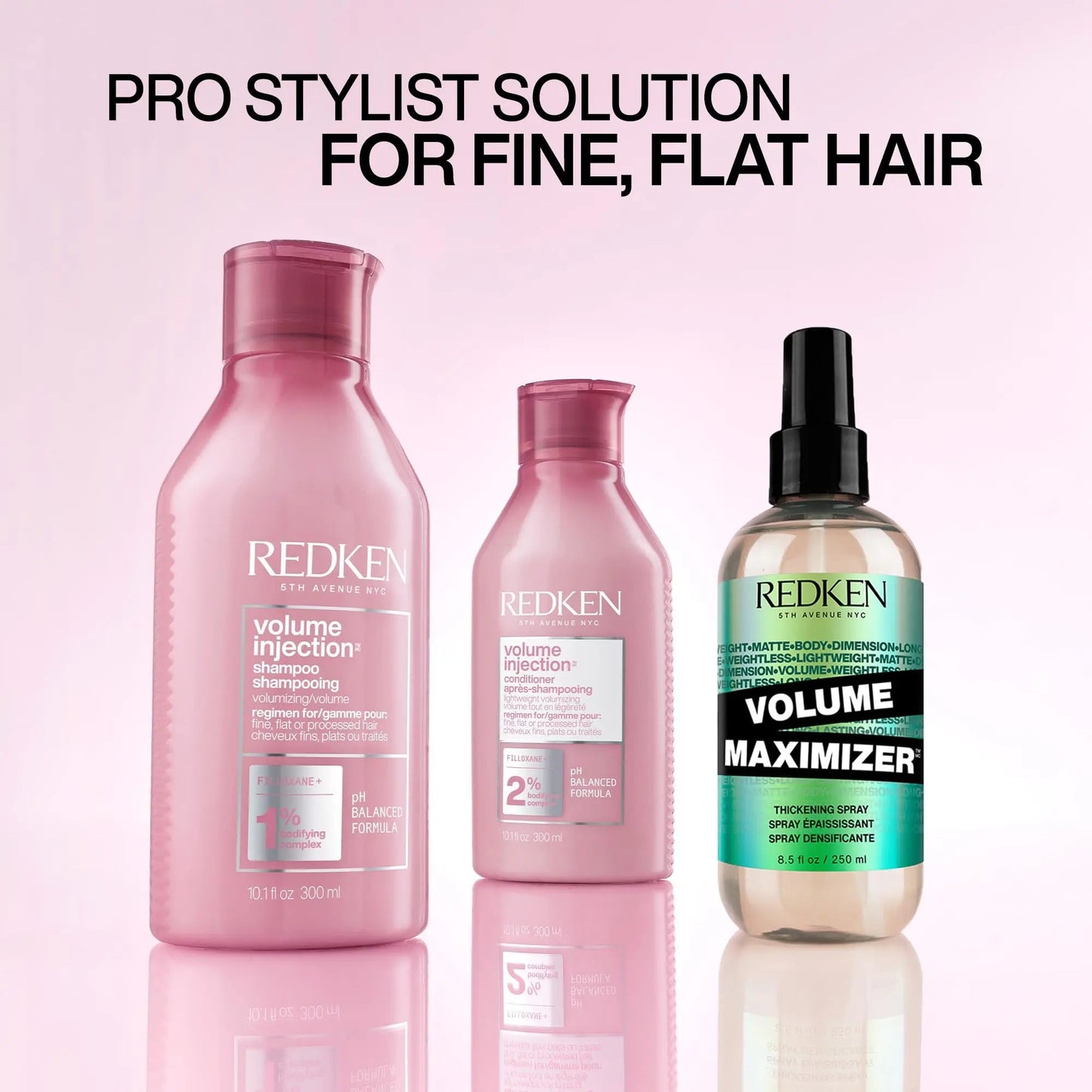 Redken Volume Injection Shampoo, Lightweight Volumizing Shampoo For Fine Hair, Instantly Creates Lift And Body For Flat Hair, Paraben Free, 10.1 oz 🍁 All In One Marketplace Canada