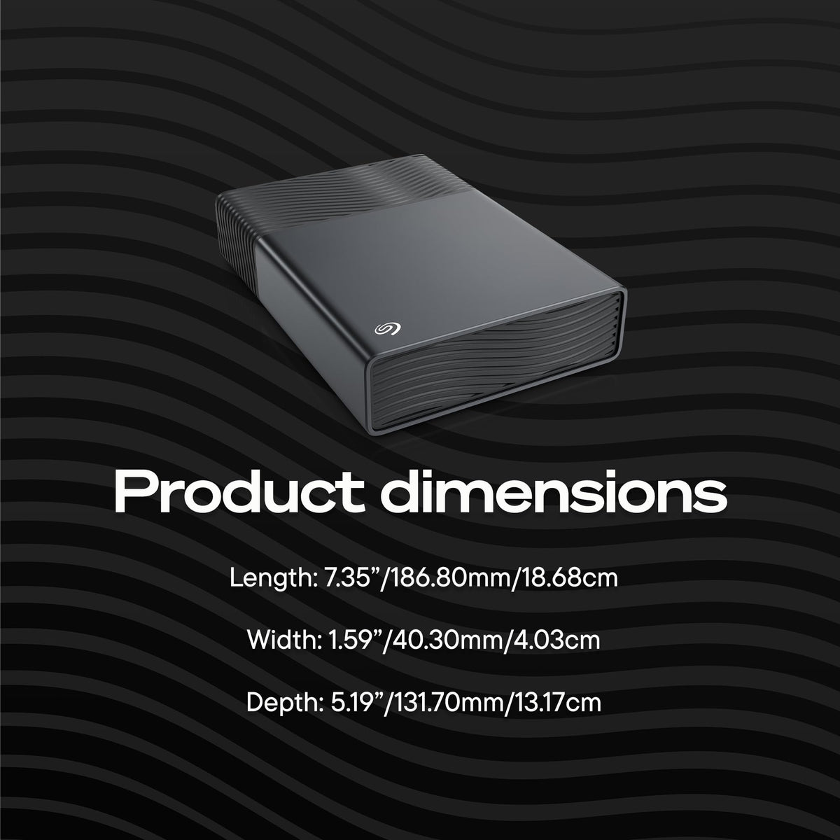 Seagate One Touch 8TB External Hard Drive Desktop HDD - USB-C Compatible with Most Windows and macOS, Rescue Recovery (STNB8000400) 🍁 All In One Marketplace Canada