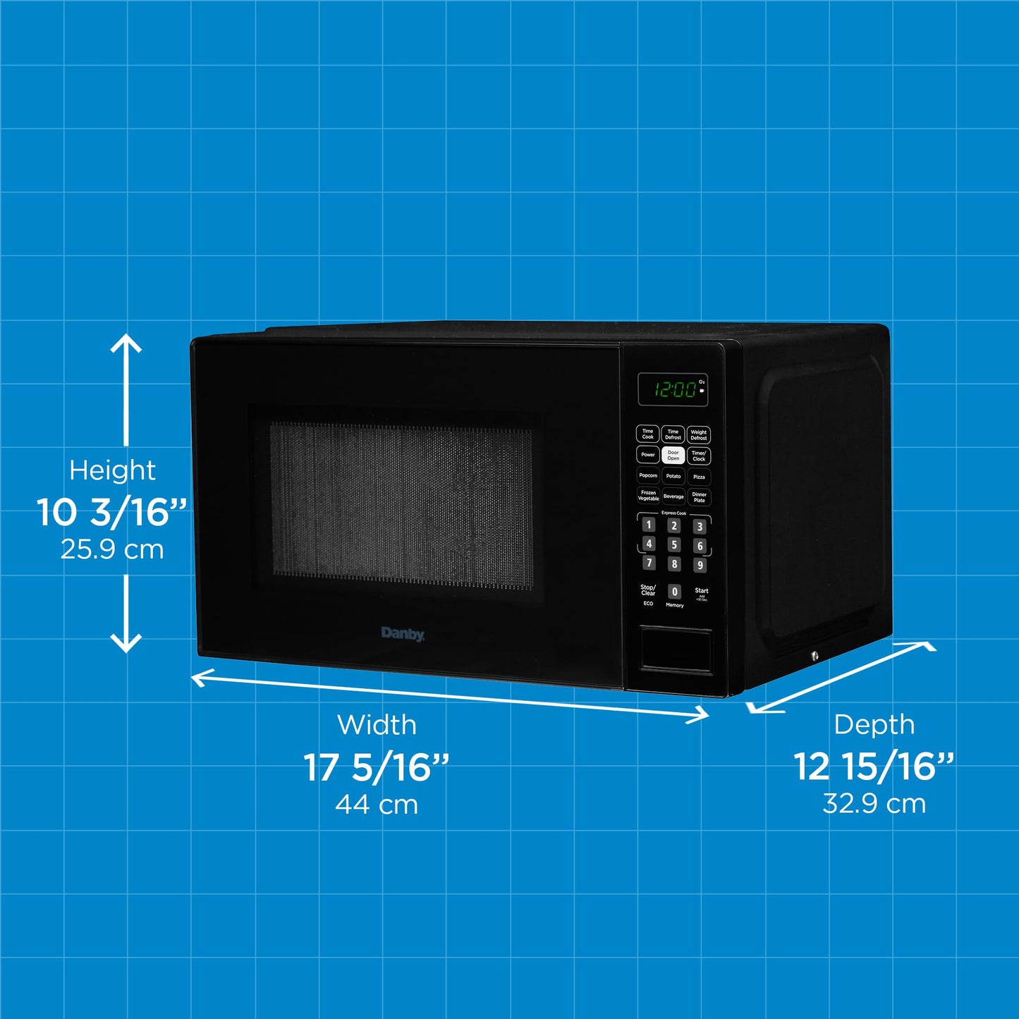 Danby DBMW0721BBB 0.7 Cu. Ft. Countertop Microwave, 700W, 10 Power Levels, 6 Auto-Cook Presets, Express Cook + 30 Sec, Auto Defrost & Child Lock, Black 🍁 All In One Marketplace Canada