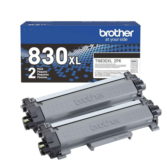 Brother Genuine TN830XL2PK High Yield Black Toner Cartridge 2-Pack for 6,000 Pages 🍁 All In One Marketplace Canada